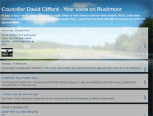 Tablet Screenshot of cllrclifford.blogspot.com