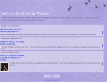 Tablet Screenshot of fantasyartofexoticwomen.blogspot.com