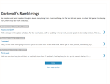 Tablet Screenshot of darkwolfsrambleings.blogspot.com