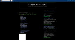 Desktop Screenshot of keretampvexora.blogspot.com