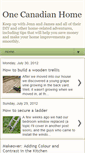 Mobile Screenshot of onecanadianhome.blogspot.com