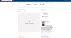 Desktop Screenshot of marinasoloblog.blogspot.com