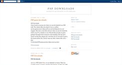 Desktop Screenshot of downloads-psp.blogspot.com