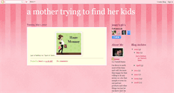 Desktop Screenshot of jenny-amothertryingtofindherkids.blogspot.com