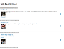 Tablet Screenshot of callfamilyblog.blogspot.com