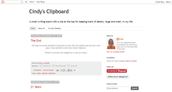 Desktop Screenshot of cindysclipboard.blogspot.com