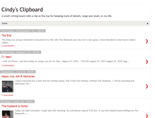Tablet Screenshot of cindysclipboard.blogspot.com