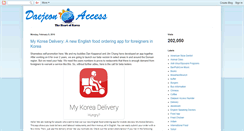 Desktop Screenshot of daejeonaccess.blogspot.com