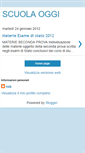 Mobile Screenshot of oggiscuola.blogspot.com