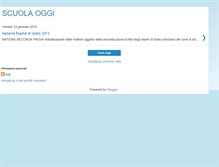 Tablet Screenshot of oggiscuola.blogspot.com