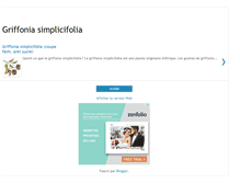 Tablet Screenshot of griffonia-simplicifolia.blogspot.com
