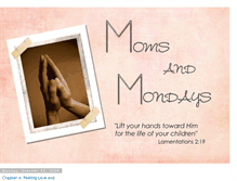 Tablet Screenshot of momsandmondays.blogspot.com