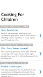 Mobile Screenshot of cooking-for-children.blogspot.com