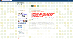 Desktop Screenshot of hoclambanh.blogspot.com