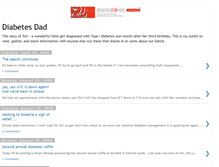 Tablet Screenshot of diabetesdad.blogspot.com