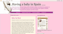 Desktop Screenshot of indybelpregnancyandbabyinspain.blogspot.com