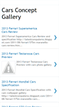 Mobile Screenshot of carsconceptgallery.blogspot.com