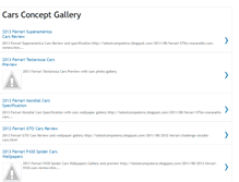 Tablet Screenshot of carsconceptgallery.blogspot.com