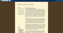 Desktop Screenshot of donurseshavethetime.blogspot.com