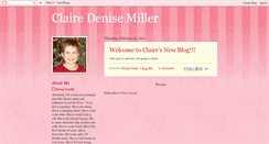 Desktop Screenshot of clairemillerrocks.blogspot.com