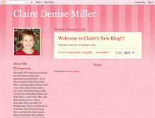 Tablet Screenshot of clairemillerrocks.blogspot.com