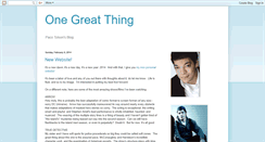 Desktop Screenshot of onegreatthing-paco.blogspot.com