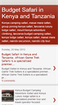 Mobile Screenshot of africangametreksafaris.blogspot.com