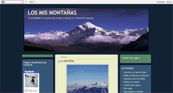 Desktop Screenshot of losmismontanas.blogspot.com