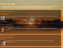 Tablet Screenshot of cristo-em-acao.blogspot.com