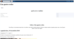 Desktop Screenshot of emquatrorodas.blogspot.com