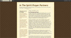 Desktop Screenshot of itsprayepartners.blogspot.com