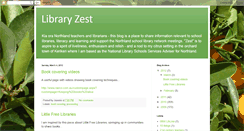 Desktop Screenshot of libraryzest.blogspot.com