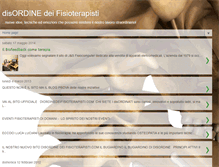 Tablet Screenshot of disordinedeifisioterapisti.blogspot.com