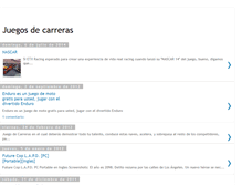 Tablet Screenshot of juegosdecarreras.blogspot.com