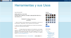 Desktop Screenshot of herramientasysususos.blogspot.com