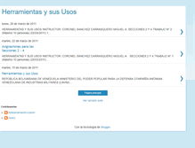 Tablet Screenshot of herramientasysususos.blogspot.com