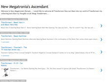 Tablet Screenshot of megatronia.blogspot.com