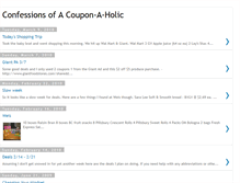 Tablet Screenshot of confessionsofacoupon-a-holic.blogspot.com