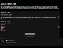 Tablet Screenshot of evanjamieson1.blogspot.com