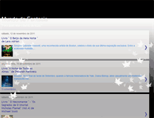 Tablet Screenshot of mundodafantasia-livrosefilmes.blogspot.com