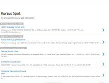 Tablet Screenshot of kursusspot.blogspot.com