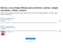 Tablet Screenshot of barneydibujos.blogspot.com
