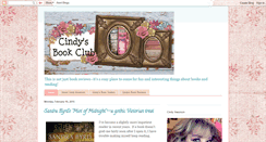 Desktop Screenshot of cindysbookclub.blogspot.com