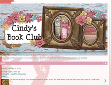 Tablet Screenshot of cindysbookclub.blogspot.com