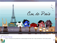 Tablet Screenshot of clandeparis.blogspot.com