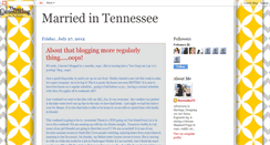 Desktop Screenshot of marriedintennessee.blogspot.com