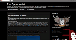 Desktop Screenshot of eveopportunist.blogspot.com