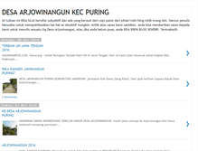 Tablet Screenshot of desaarjowinangun.blogspot.com
