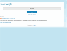 Tablet Screenshot of loseweighthealthytips.blogspot.com