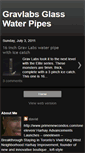 Mobile Screenshot of gravlabsglasswaterpipes.blogspot.com